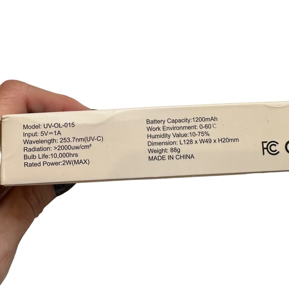 Sterilizing Lamp UVC Sterilization Travel Kills Germs Mites NIB - Picture 3 of 6